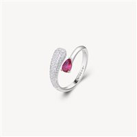Anillo Brosway Mujer FANCY PASSION RUBY in Plata Zirconia FPR127B - FPR127B